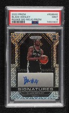 2022 Panini Prizm Rookie Signatures Mojo 12/25 Blake Wesley PSA 9 MINT Auto dq2
