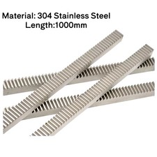 1/1.5/2/2.5/3 Modul Stirnzahnrad Zahnstangen Edelstahl L&auml;nge 1000mm Zahnstange