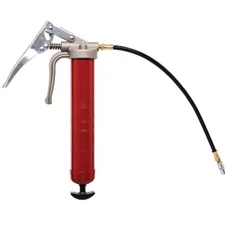 Alemite 555-E Grease Gun, 18" Hose, Dual Leverage, 7,500 psi