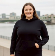  35 ID Ideology Women Plus Size Fleece Hooded Pullover Hoodie Sweatshirt