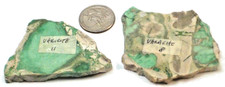 2 Great Variscites Ken Rogers' Estate Total 2.4 Ounces 1st Picture Wet #3719