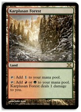MTG Karplusan Forest - 10th Edition Moderately Played English
