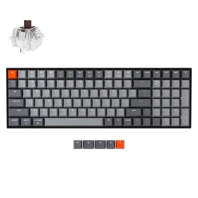 K4 96% Layout 100 Keys Wireless Bluetooth 5.1/Wired USB Mechanical Gaming Keyboa