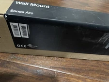 Sonos Wall Speaker Mount for Arc, Black, ARCWMWW1BLK