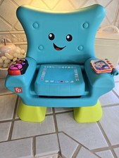 Fisher-Price Laugh Learn Smart Stages Chair, Teal, Ages 1 , Multilanguage