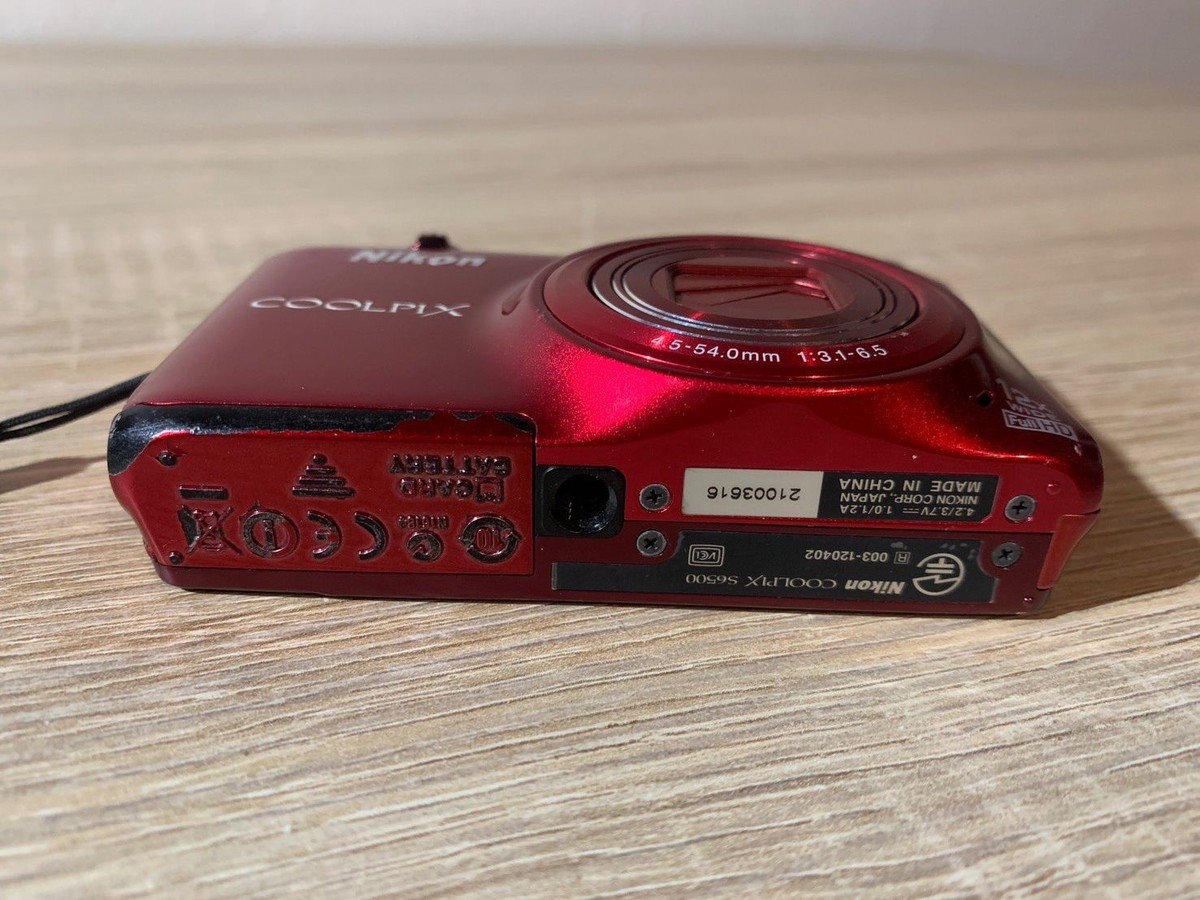 Nikon COOLPIX S6500 16.0MP Digital Camera - Red for sale online | eBay