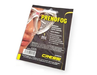 PRENOFOG single-dose degreaser for diving GAFAS lenses | Effective and safe solu