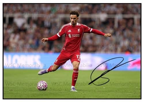 11297. Curtis Jones Signed Pictures (A4 Prints) Liverpool England