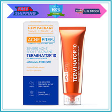 AcneFree Terminator 10 Acne Spot Treatment with Benzoyl Peroxide 10 Maximum...