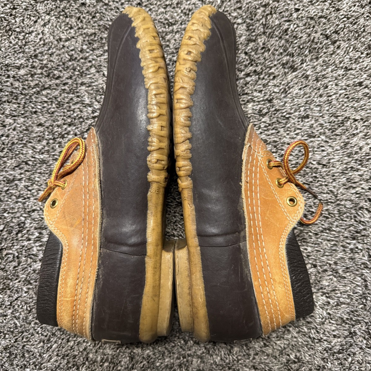 L. L. Bean vintage men\'s leather low bean boots Vintage 1980s L.L.Bean Boots – Size 12 – Wooden Sleepers main image 3