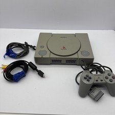 Sony PlayStation 1 Console SCPH-9001 - PS1 Complete Cords Controller TESTED