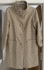 Great Plains Wool Polka Dot Coat ... Size Xs Hardly Worn.