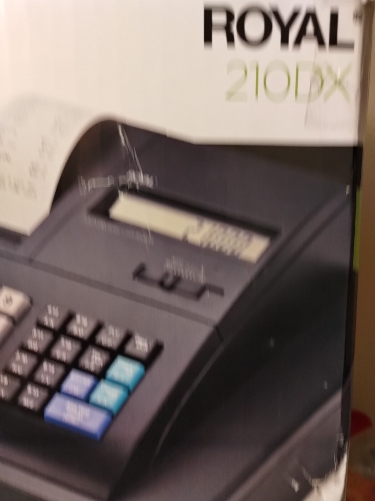 Royal 210DX Electronic Cash Register, Thermal Printer For Fast Quiet