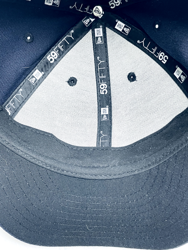 Boston Red Sox Hat Cap 7 1/2 Fitted Blue Low Profile New Era Official On-Field - Picture 6 of 10