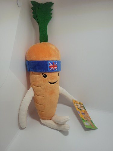 ALDI TEAM GB KEVIN THE CARROT LIMITED EDITION CUDDLY 17"PLUSH SOFT TOY + TAGS - Picture 9 of 16