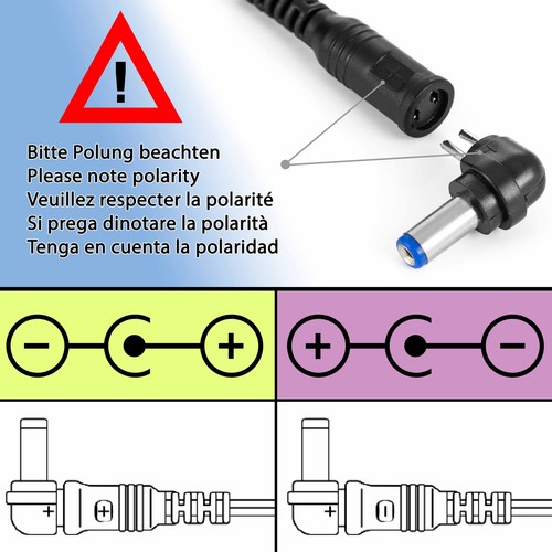 Poppstar Chargeur universelle, Adaptateur secteur AC DC 9-24V 1A avec embouts - Foto 4 di 7