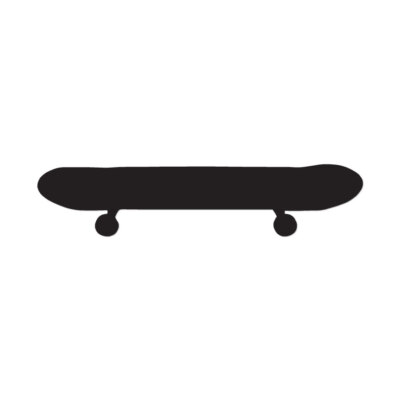Skateboard Sport - Vinyl Decal Sticker - Multiple Colors & Sizes - ebn3146