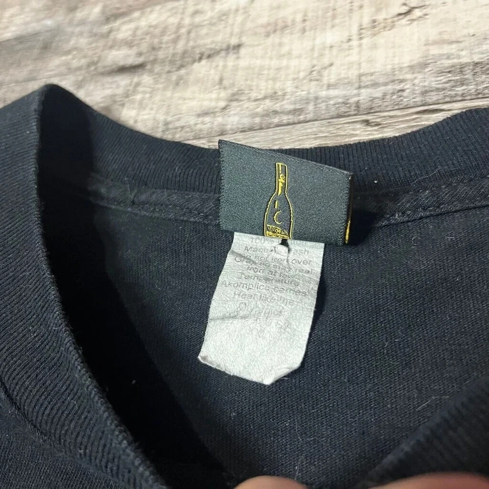 Camisa Kanye West Adulto 2XL Negra Dorada Excavadora Cómplice Rapero Rap Camiseta Foto 4 de 4