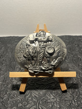 1987 Siskiyou Gold Panner Collectible Belt Buckle in Excellent Shape