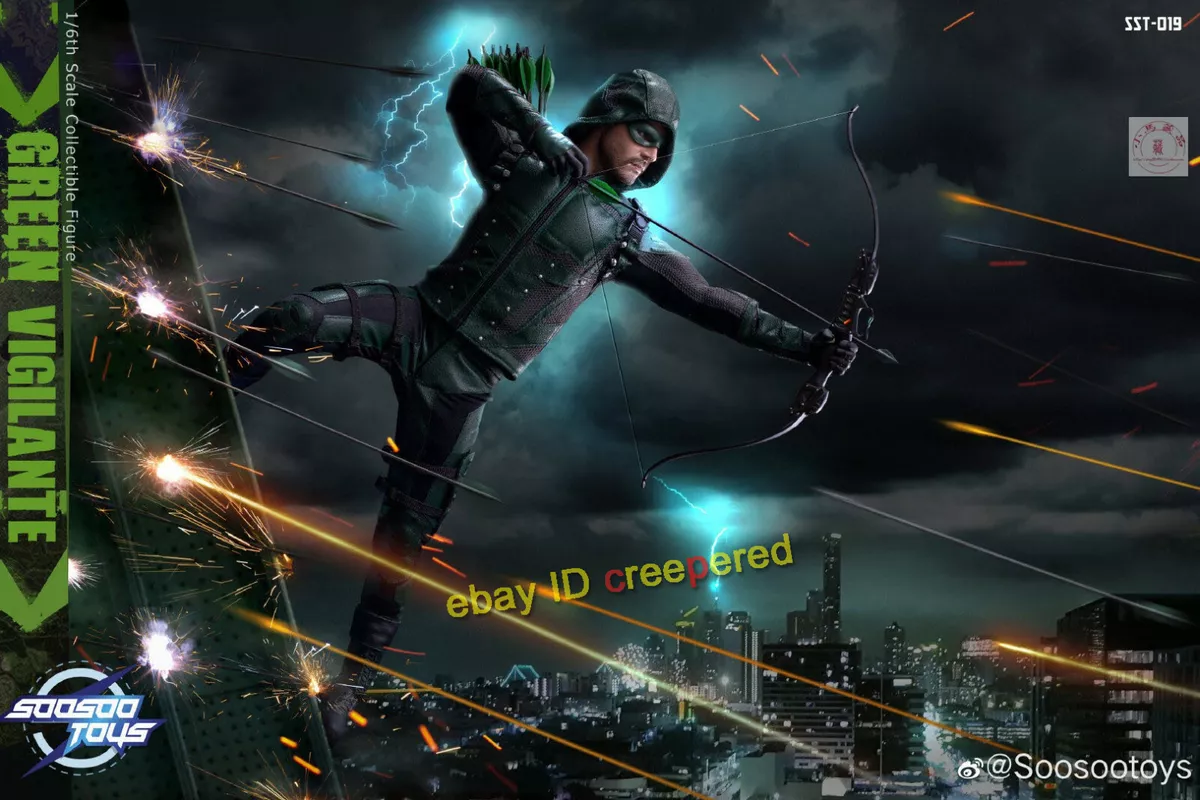 Soosootoys 1/6 Green vigilante Arrow Oliver Queen Stephen Amell Action  Figure