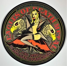 Eagles Of Death Metal POSTER Silkscreen Firehouse Alan Forbes Ron Donovan Gold