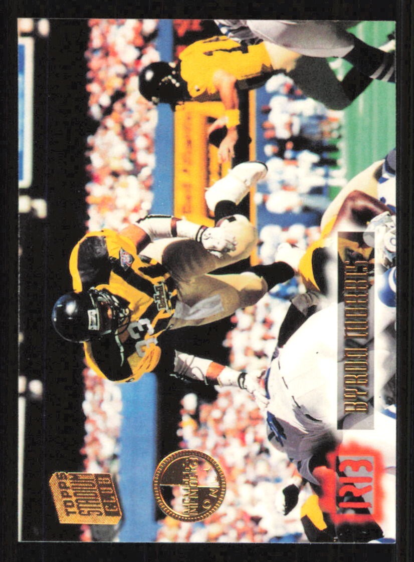 1994 Topps Stadium Club BYRON MORRIS Members Only card PITTSBURGH STEELERS #623
