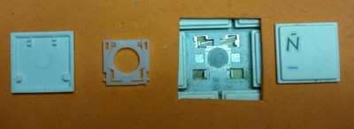 ASUS EEE PC KEYBOARD KEYS KEY 1005HA 1005HAB 1005HA 1008HA 1001HA WEISS