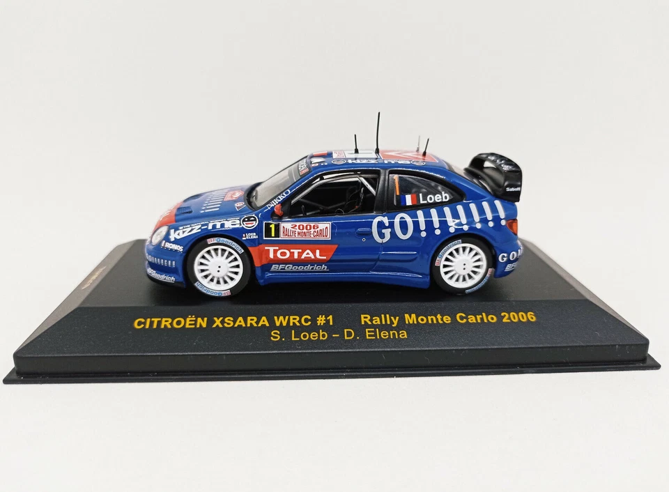 Ixo 1/43 - Citroen Xsara WRC #1 Rally Montecarlo 2006 S.Loeb - D.Elena RAM210 Foto 2 de 4