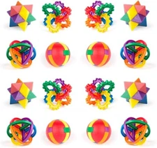 12 Pack Fun Puzzle Balls - Brain Games for Kids and Adults Stocking Stuffers