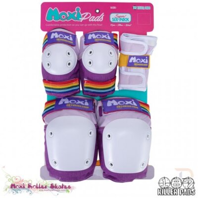 187 Killer Pads Six 6er-Pack Sicherheitsset - Junior - Moxi Lavendel