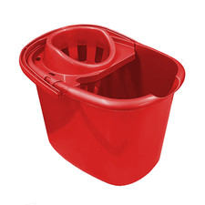 15L Plastic Mop Bucket With Wringer Mopping Floor Cleaning Commercial Home Tiles