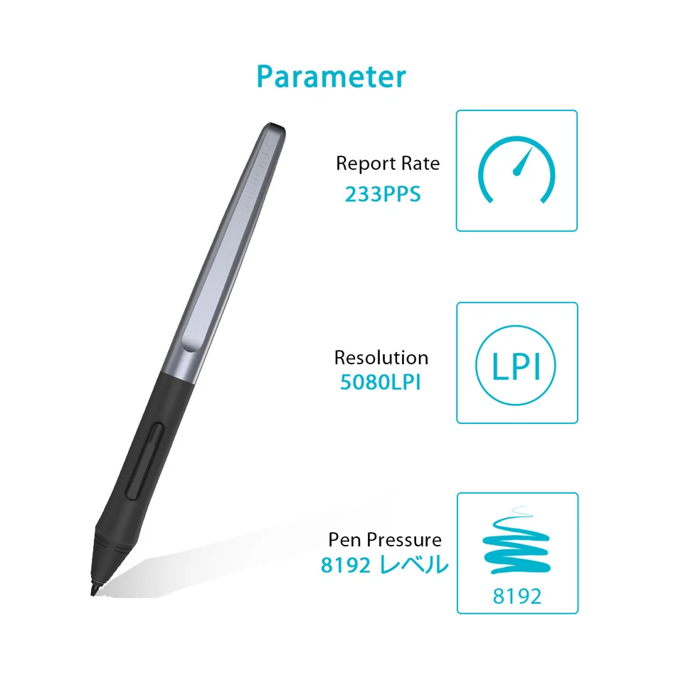 Huion PW100 Battery-free Pen Stylus for Huion Graphic Tablet H640P/H950P/H1060P - Image 4 of 4