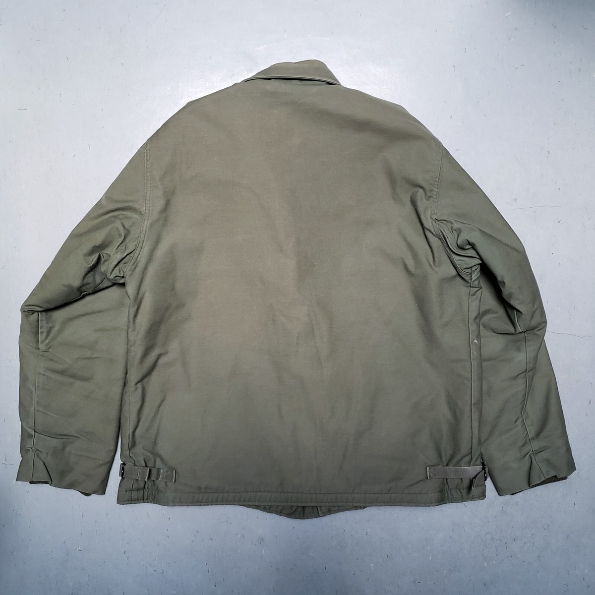 Vtg USN A-2 Deck Jacket w NAVAL SEA CADET Patch US NAVY