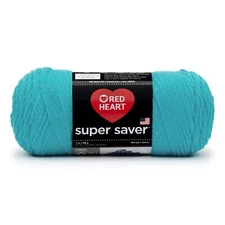 Red Heart Super Saver Yarn, 100% acrylic, 1 Pack of 1 Skein