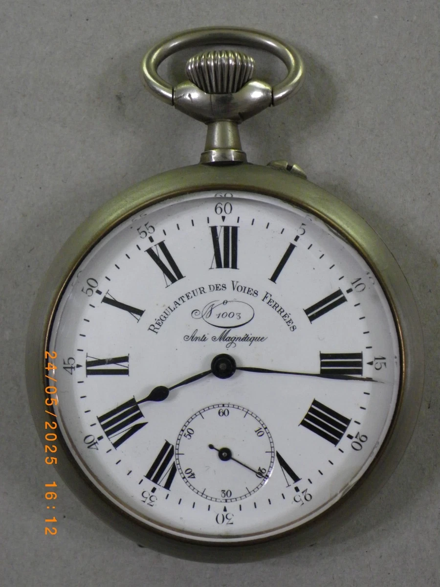 Montre Vintage Type Homme – Petite Seconde, Calibre 15 Rubis, Mécanique – En état De Marche