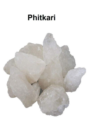 Phitkari Fitkari Natural Potassium Alum Skin Tighten Whole 500gm (17.63 OZ).