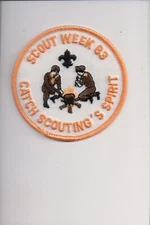 1983 Scout Week Catch Scouting's Spirit patch