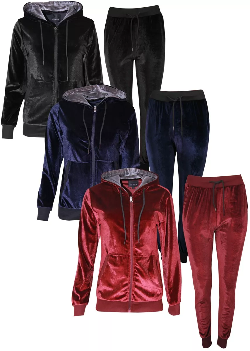 Velour hooded hotsell top