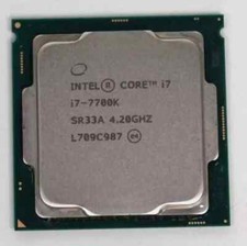 USED Intel Core I7-7700K Processor 4.2 GHz, Quad-Core, LGA 1151 SR33A CPU