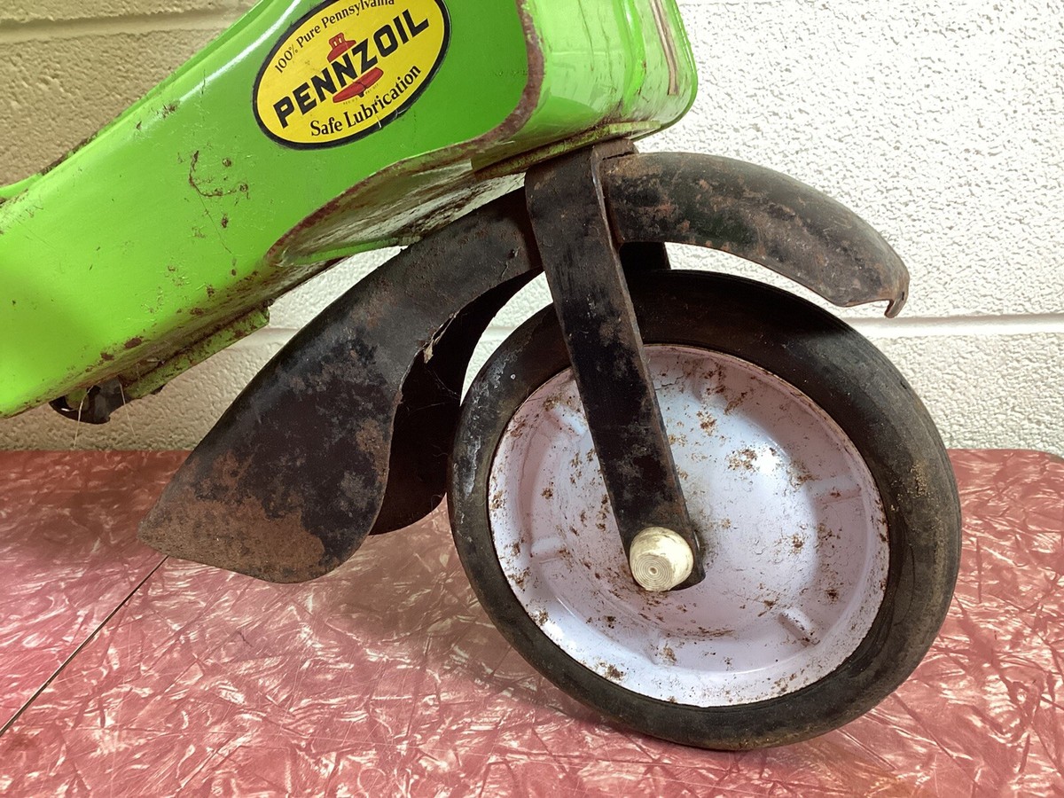 Vintage Working Garton Sonda Scrambler Child's Pedal Car Scooter