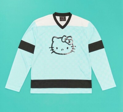 Sanrio Hello Kitty Forever 21 Sequin Graphic Tee Long Sleeve NEW - Size Medium