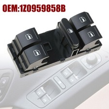 FOR SKODA OCTAVIA ELECTRIC WINDOW MASTER CONTROL SWITCH FRONT RIGHT 1Z0959858B