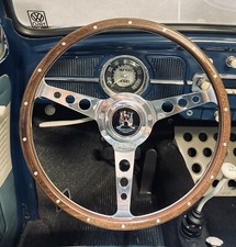 15 Wood Steering Wheel 1960-1973 Vw Beetle Karmann Ghia Thing Type3 Rallye