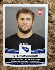 Peter Skoronski 2023 Panini Sticker and Card Collection #229 Titans Sticker