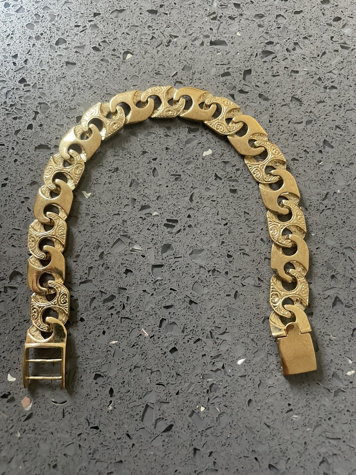 mens heavy brand new 9ct gold bracelets eBay