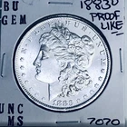 1883 O BU GEM MORGAN SILVER DOLLAR UNC MS+++ U.S. MINT RARE COIN 7070