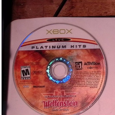 Return to Castle Wolfenstein Xbox Classic Activision Tested and Works