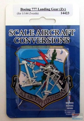 SAC14423 1:144 Scale Aircraft Conversions - Boeing 777  Landing Gear (ZVE kit)