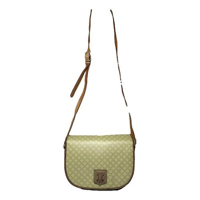 Celine Triomphe Beige Leather Handbag