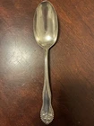 Antique Gorham Lancaster Rose Sterling Silver Serving Spoon 8 1/2"